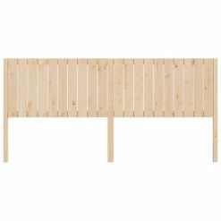 VidaXL Tête de lit 205,5x4x100 cm Bois massif de pin -Têtes et pieds de lit Soldes image 3 818890