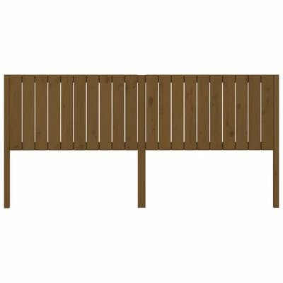 VidaXL Tête de lit Marron miel 205,5x4x100 cm Bois massif de pin 5 VidaXL Tête de lit Marron miel 205,5x4x100 cm Bois massif de pin – Image 3