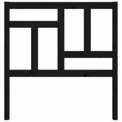 VidaXL Tête de lit Noir 95,5x4x100 cm Bois massif de pin 10 VidaXL Tête de lit Noir 95,5x4x100 cm Bois massif de pin -Têtes et pieds de lit Soldes image 3 818954