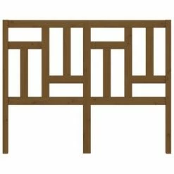 VidaXL Tête de lit Marron miel 165,5x4x100 cm Bois massif de pin -Têtes et pieds de lit Soldes image 3 818983