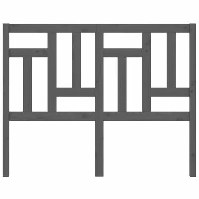 VidaXL Tête de lit Gris 185,5x4x100 cm Bois massif de pin 5 VidaXL Tête de lit Gris 185,5x4x100 cm Bois massif de pin – Image 3