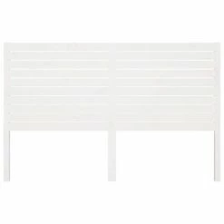 VidaXL Tête de lit Blanc 186x4x100 cm Bois massif de pin -Têtes et pieds de lit Soldes image 3 819036