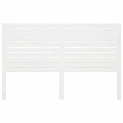 VidaXL Tête de lit Blanc 206x4x100 cm Bois massif de pin 5 VidaXL Tête de lit Blanc 206x4x100 cm Bois massif de pin – Image 3