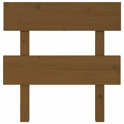 VidaXL Tête de lit Marron miel 93,5x3x81 cm Bois massif de pin 5 VidaXL Tête de lit Marron miel 93,5x3x81 cm Bois massif de pin – Image 3