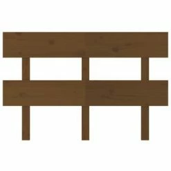 VidaXL Tête de lit Marron miel 138x3x81 cm Bois massif de pin -Têtes et pieds de lit Soldes image 3 819068