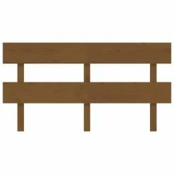 VidaXL Tête de lit Marron miel 154x3x81 cm Bois massif de pin -Têtes et pieds de lit Soldes image 3 819078