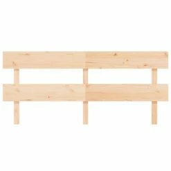 VidaXL Tête de lit 204x3x81 cm Bois massif de pin -Têtes et pieds de lit Soldes image 3 819090