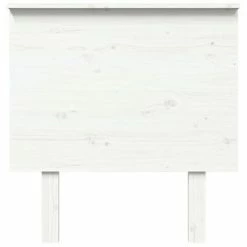 VidaXL Tête de lit Blanc 79x6x82,5 cm Bois massif de pin -Têtes et pieds de lit Soldes image 3 819146