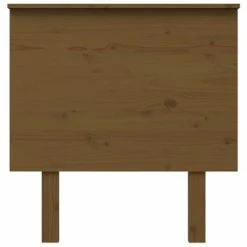 VidaXL Tête de lit Marron miel 79x6x82,5 cm Bois massif de pin -Têtes et pieds de lit Soldes image 3 819148