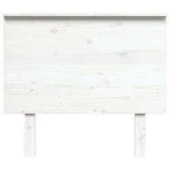 VidaXL Tête de lit Blanc 94x6x82,5 cm Bois massif de pin -Têtes et pieds de lit Soldes image 3 819151