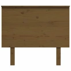 VidaXL Tête de lit Marron miel 94x6x82,5 cm Bois massif de pin -Têtes et pieds de lit Soldes image 3 819153