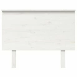 VidaXL Tête de lit Blanc 104x6x82,5 cm Bois massif de pin -Têtes et pieds de lit Soldes image 3 819156