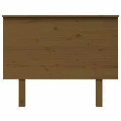 VidaXL Tête de lit Marron miel 104x6x82,5 cm Bois massif de pin -Têtes et pieds de lit Soldes image 3 819158