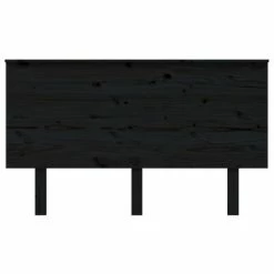 VidaXL Tête de lit Noir 139x6x82,5 cm Bois massif de pin 10 VidaXL Tête de lit Noir 139x6x82,5 cm Bois massif de pin -Têtes et pieds de lit Soldes image 3 819169