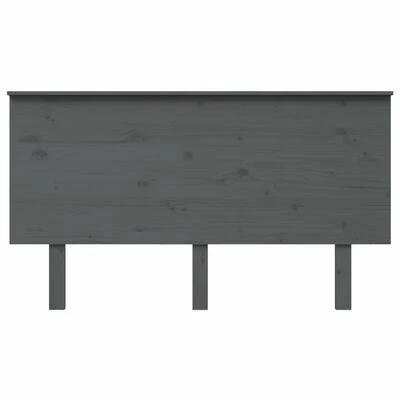 VidaXL Tête de lit Gris 144x6x82,5 cm Bois massif de pin 5 VidaXL Tête de lit Gris 144x6x82,5 cm Bois massif de pin – Image 3