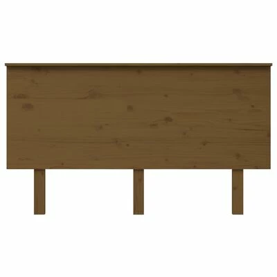 VidaXL Tête de lit Marron miel 144x6x82,5 cm Bois massif de pin 5 VidaXL Tête de lit Marron miel 144x6x82,5 cm Bois massif de pin – Image 3