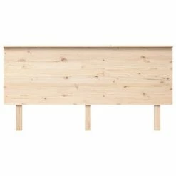 VidaXL Tête de lit 164x6x82,5 cm Bois massif de pin -Têtes et pieds de lit Soldes image 3 819180