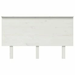 VidaXL Tête de lit Blanc 184x6x82,5 cm Bois massif de pin -Têtes et pieds de lit Soldes image 3 819186