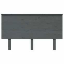 VidaXL Tête de lit Gris 184x6x82,5 cm Bois massif de pin -Têtes et pieds de lit Soldes image 3 819187