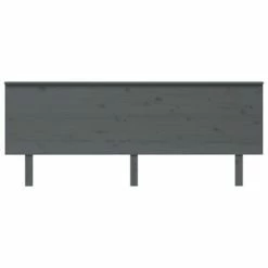VidaXL Tête de lit Gris 204x6x82,5 cm Bois massif de pin -Têtes et pieds de lit Soldes image 3 819192