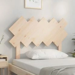 VidaXL Tête de lit 104x3x80,5 cm Bois massif de pin -Têtes et pieds de lit Soldes image 3 819205