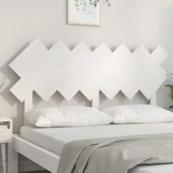 VidaXL Tête de lit Blanc 141x3x80,5 cm Bois massif de pin 10 VidaXL Tête de lit Blanc 141x3x80,5 cm Bois massif de pin -Têtes et pieds de lit Soldes image 3 819221