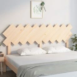 VidaXL Tête de lit 178x3x80,5 cm Bois massif de pin -Têtes et pieds de lit Soldes image 3 819235