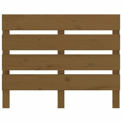 VidaXL Tête de lit Marron miel 90x3x80 cm Bois massif de pin 5 VidaXL Tête de lit Marron miel 90x3x80 cm Bois massif de pin – Image 3