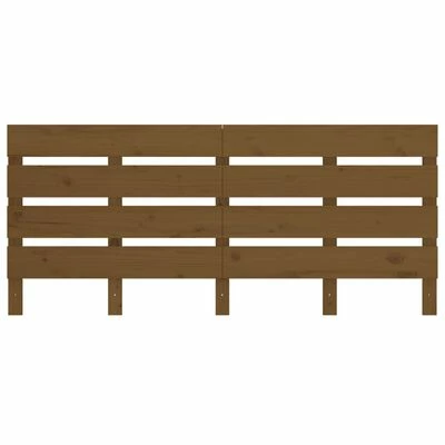 VidaXL Tête de lit Marron miel 200x3x80 cm Bois massif de pin 5 VidaXL Tête de lit Marron miel 200x3x80 cm Bois massif de pin – Image 3