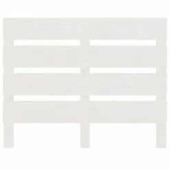VidaXL Tête de lit Blanc 75x3x80 cm Bois massif de pin -Têtes et pieds de lit Soldes image 3 821368