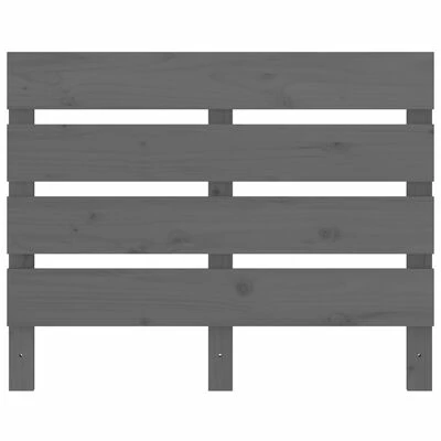 VidaXL Tête de lit Gris 75x3x80 cm Bois massif de pin 5 VidaXL Tête de lit Gris 75x3x80 cm Bois massif de pin – Image 3