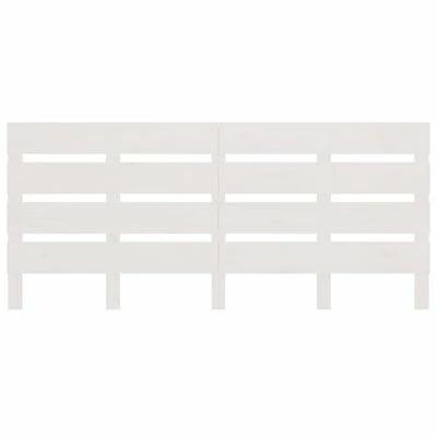 VidaXL Tête de lit Blanc 135x3x80 cm Bois massif de pin 5 VidaXL Tête de lit Blanc 135x3x80 cm Bois massif de pin – Image 3