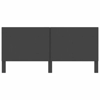 VidaXL Tête de lit Gris foncé Tissu 200x200 cm 6 VidaXL Tête de lit Gris foncé Tissu 200x200 cm – Image 4