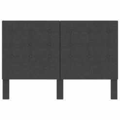 VidaXL Tête de lit touffetée Gris foncé Tissu 140x200 cm 11 VidaXL Tête de lit touffetée Gris foncé Tissu 140x200 cm -Têtes et pieds de lit Soldes image 4 287472