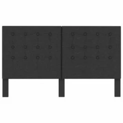 VidaXL Tête de lit touffetée Gris foncé Tissu 180x200 cm 11 VidaXL Tête de lit touffetée Gris foncé Tissu 180x200 cm -Têtes et pieds de lit Soldes image 4 287474