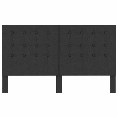 VidaXL Tête de lit touffetée Gris foncé Tissu 180x200 cm 6 VidaXL Tête de lit touffetée Gris foncé Tissu 180x200 cm – Image 4