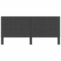 VidaXL Tête de lit touffetée Gris foncé Tissu 200x200 cm 11 VidaXL Tête de lit touffetée Gris foncé Tissu 200x200 cm -Têtes et pieds de lit Soldes image 4 287475