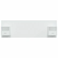 VidaXL Tête de lit avec armoires Blanc Bois d'ingénierie 11 VidaXL Tête de lit avec armoires Blanc Bois d'ingénierie -Têtes et pieds de lit Soldes image 4 3115716