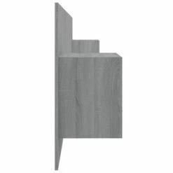 VidaXL Tête de lit avec armoires Sonoma gris Bois d'ingénierie -Têtes et pieds de lit Soldes image 4 3115770