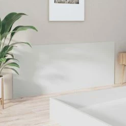 VidaXL Tête de lit Blanc brillant 200x1,5x80 cm Bois d'ingénierie 11 VidaXL Tête de lit Blanc brillant 200x1,5x80 cm Bois d'ingénierie -Têtes et pieds de lit Soldes image 4 811049