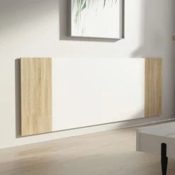 VidaXL Tête de lit murale Blanc et chêne sonoma 240x1,5x80 cm 11 VidaXL Tête de lit murale Blanc et chêne sonoma 240x1,5x80 cm -Têtes et pieds de lit Soldes image 4 811057