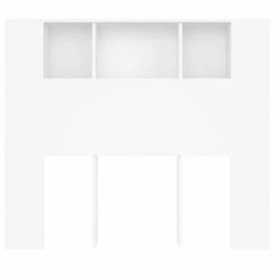 VidaXL Armoire de tête de lit Blanc 120x18,5x104,5 cm -Têtes et pieds de lit Soldes image 4 811916