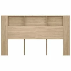 VidaXL Armoire de tête de lit Blanc et chêne sonoma 180x18,5x104,5 cm 11 VidaXL Armoire de tête de lit Blanc et chêne sonoma 180x18,5x104,5 cm -Têtes et pieds de lit Soldes image 4 811948