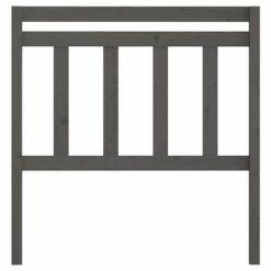 VidaXL Tête de lit Gris 96x4x100 cm Bois massif de pin 11 VidaXL Tête de lit Gris 96x4x100 cm Bois massif de pin -Têtes et pieds de lit Soldes image 4 814076