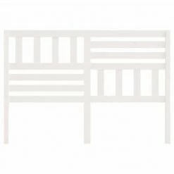 VidaXL Tête de lit Blanc 126x4x100 cm Bois massif de pin 11 VidaXL Tête de lit Blanc 126x4x100 cm Bois massif de pin -Têtes et pieds de lit Soldes image 4 814135