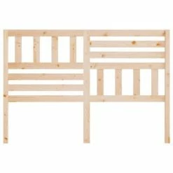 VidaXL Tête de lit 141x4x100 cm Bois massif de pin -Têtes et pieds de lit Soldes image 4 814139