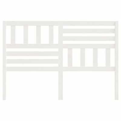 VidaXL Tête de lit Blanc 146x4x100 cm Bois massif de pin 6 VidaXL Tête de lit Blanc 146x4x100 cm Bois massif de pin – Image 4