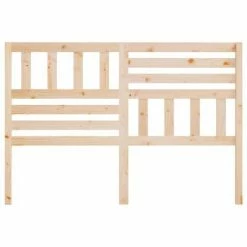 VidaXL Tête de lit 166x4x100 cm Bois massif de pin -Têtes et pieds de lit Soldes image 4 814154