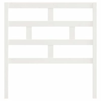 VidaXL Tête de lit Blanc 96x4x100 cm Bois massif de pin 6 VidaXL Tête de lit Blanc 96x4x100 cm Bois massif de pin – Image 4