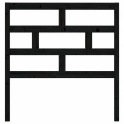 VidaXL Tête de lit Noir 96x4x100 cm Bois massif de pin 11 VidaXL Tête de lit Noir 96x4x100 cm Bois massif de pin -Têtes et pieds de lit Soldes image 4 814178